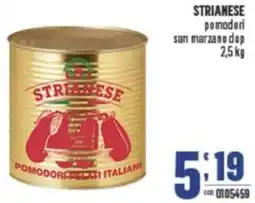 Gruppo di Palo STRIANESE pomodori san marzano dop offerta