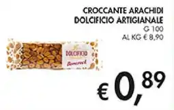 Coal Croccante arachidi dolcificio artigianale offerta