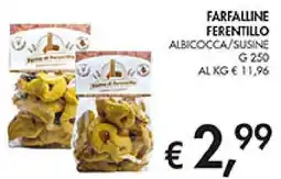 Coal Farfalline ferentillo albicocca/susine offerta