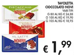 Coal Tavoletta cioccolato NOVI offerta