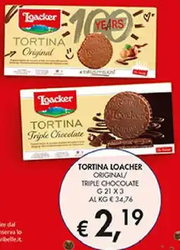 Coal Tortina loacher original/ triple chocolate offerta