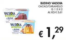 Coal Budino valsoia cacao/caramello offerta