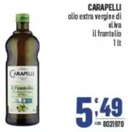 Gruppo di Palo CARAPELLI olio extra vergine di oliva il frantolio offerta