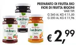 Coal Preparato di frutta bio fior di frutta rigoni offerta