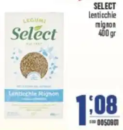 Gruppo di Palo SELECT Lenticchie mignon offerta