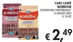 Coal Caps caffè borbone compatibili nespresso/ a modo mio offerta