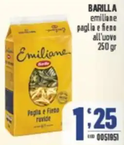 Gruppo di Palo BARILLA emiliane paglia e fieno all'uovo offerta