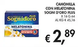 Coal Camomilla con melatonina sogni d'oro plus offerta