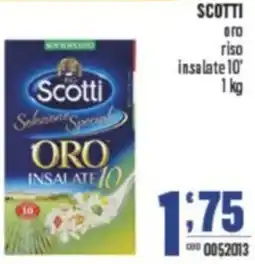 Gruppo di Palo SCOTTI oro riso insalate 10' offerta