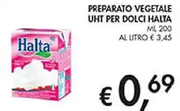 Coal Preparato vegetale uht per dolci HALTA offerta