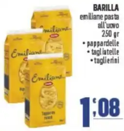 Gruppo di Palo BARILLA emiliane pasta all'uovo offerta