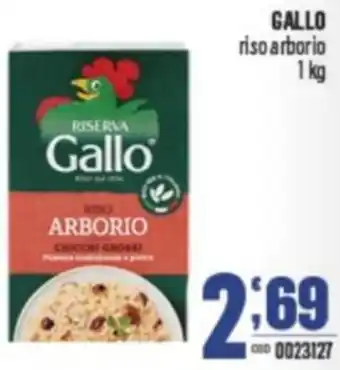 Gruppo di Palo GALLO riso arborio offerta
