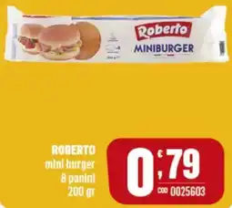Gruppo di Palo ROBERTO mini burger 8 panini offerta