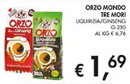 Coal Orzo mondo tre mori liquirizia/ginseng offerta