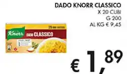 Coal Dado knorr classico x 20 cubi offerta