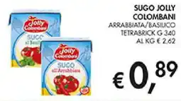 Coal Sugo jolly colombani arrabbiata/basilico tetrabrick offerta