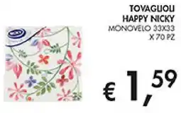 Coal Tovaglioli happy nicky monovelo offerta