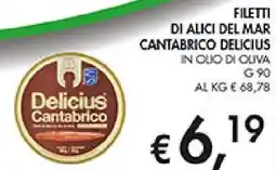 Coal Filetti di alici del mar cantabrico delicius offerta