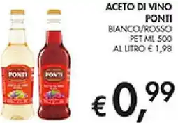 Coal Aceto di vino ponti bianco/rosso pet offerta