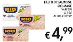 Coal Filetti di salmone RIO MARE offerta