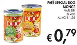 Coal Pate special dog MONGE offerta
