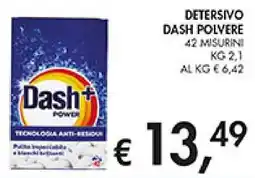 Coal Detersivo dash polvere offerta