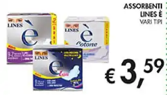 Assorbenti LINES É