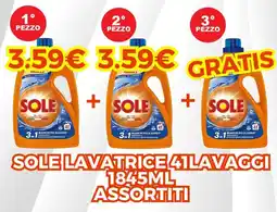 Gemar Detersivi Sole lavatrice offerta