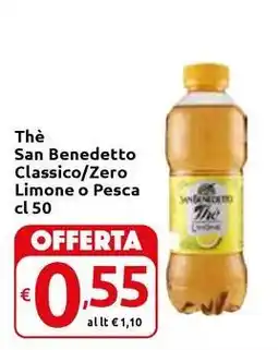 Carrefour Express Thè San Benedetto Classico/Zero Limone o Pesca offerta