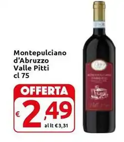 Carrefour Express Montepulciano d'Abruzzo Valle Pitti offerta