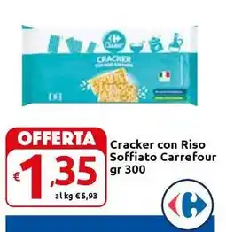 Carrefour Express Cracker con Riso Soffiato Carrefour offerta