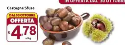 Carrefour Express Castagne Sfuse offerta