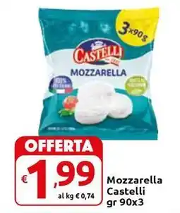 Carrefour Express Mozzarella Castelli offerta