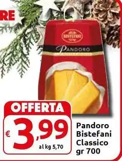 Carrefour Express Pandoro Bistefani Classico offerta