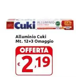 Carrefour Express Alluminio Cuki offerta