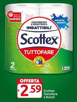 Carrefour Express Scottex Tuttofare 2 Rotoli offerta