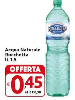 Carrefour Express Acqua Naturale Rocchetta offerta