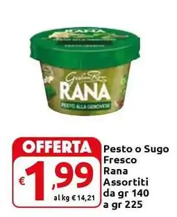Carrefour Express Pesto o Sugo Fresco Rana offerta