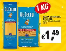 Coal Pasta di semola DE CECCO offerta