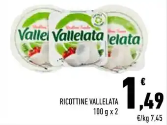 Conad City Ricottine VALLELATA offerta