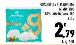 Conad City Mozzarella alta qualita' GRANAROLO offerta