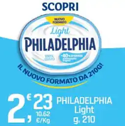 Supermercati Dok PHILADELPHIA Light offerta