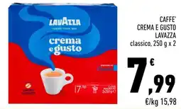 Conad City Caffe' crema e gusto LAVAZZA offerta