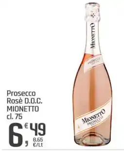 Supermercati Dok Prosecco Rosè D.O.C. MIONETTO offerta