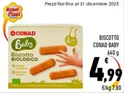 Conad City Biscotto CONAD BABY offerta