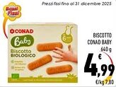 Conad City Biscotto CONAD BABY offerta