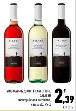 Conad City Vino d'abruzzo dop filari ettore galasso offerta