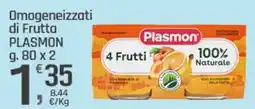 Supermercati Dok Omogeneizzati di Frutta PLASMON offerta