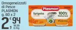 Supermercati Dok Omogeneizzati di Pesce PLASMON offerta
