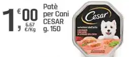 Supermercati Dok Patè per Cani CESAR offerta
